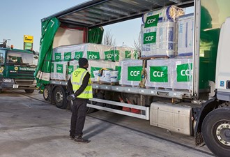 CCF Colleague Inspecting Goods Loaded On To Lorry