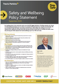 Image shows picture of the safety and wellbeing statement